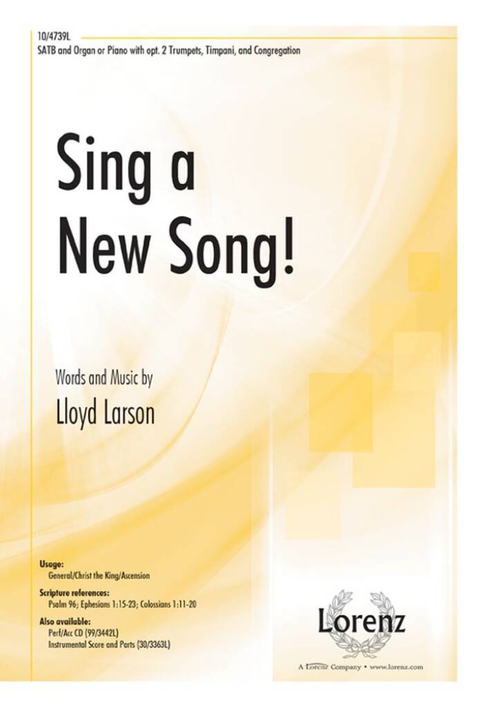 Sing A New Song!